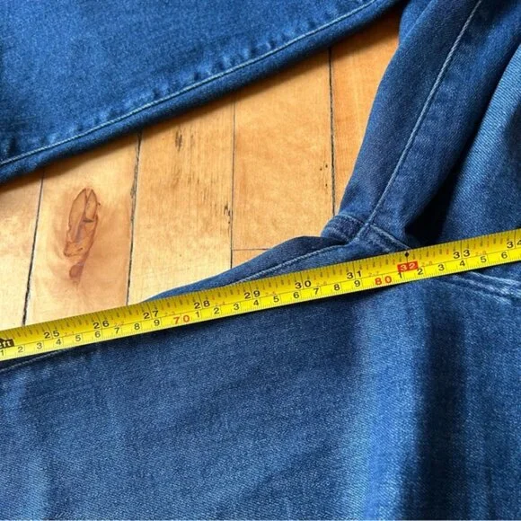 Anthropologie Pilcro Sz 28 The Icon Dark Wash Flare Denim Jeans - Picture 8 of 12